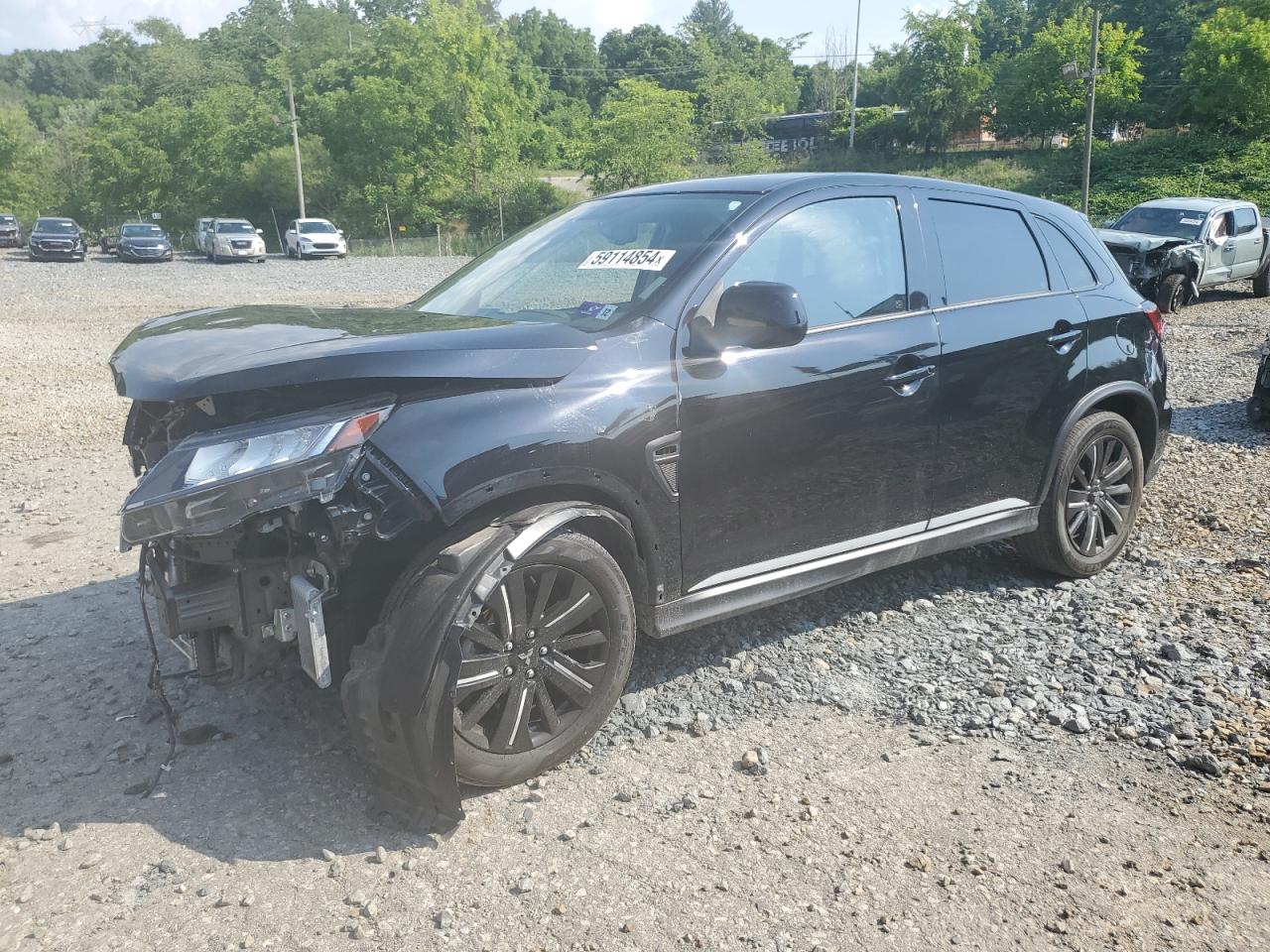 2022 MITSUBISHI OUTLANDER SPORT ES VIN:JA4APUAU1NU019837