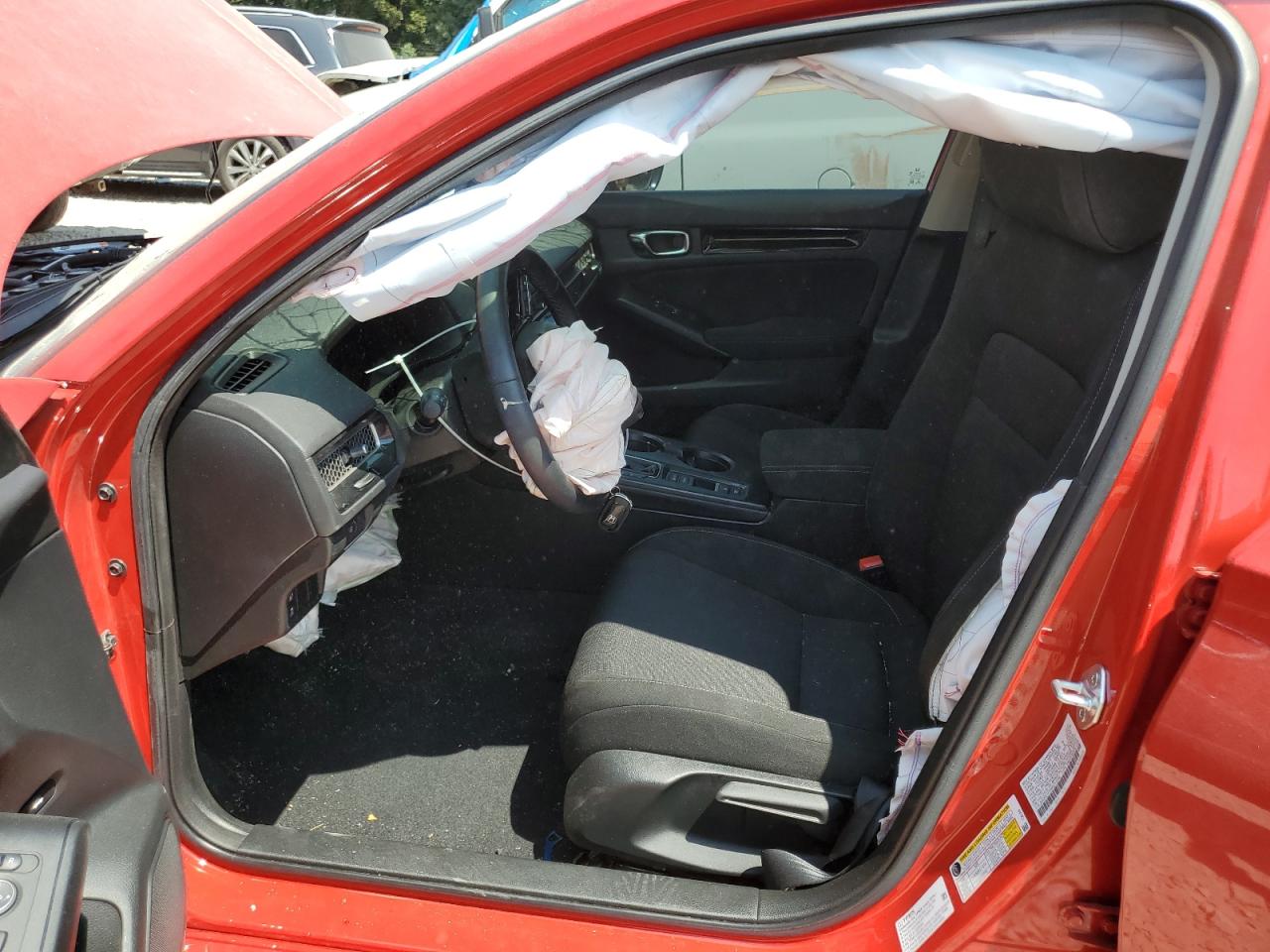 2022 HONDA CIVIC EX VIN:2HGFE1F79NH312330