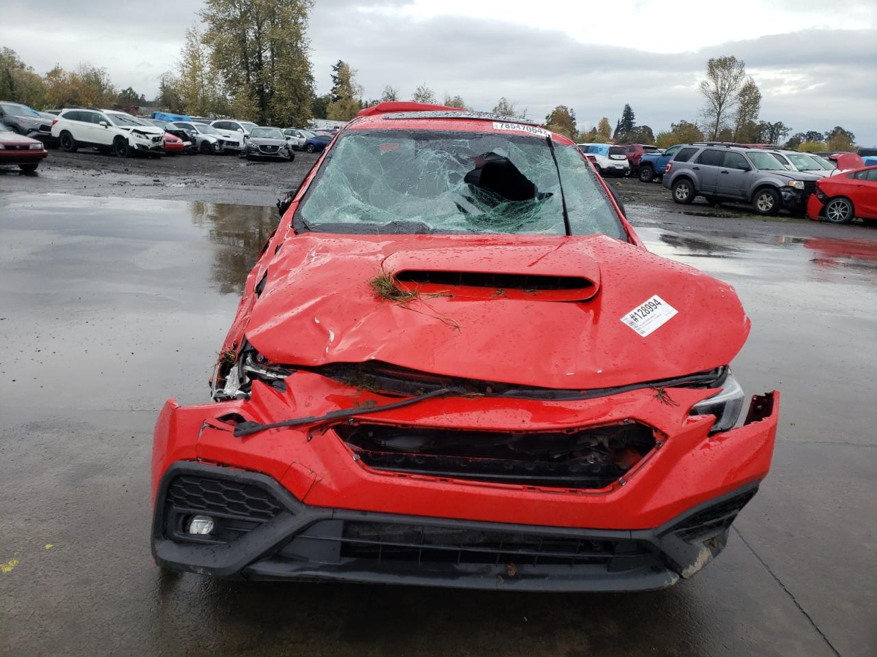 2022 SUBARU WRX GT VIN:JF1VBAU65N8015774