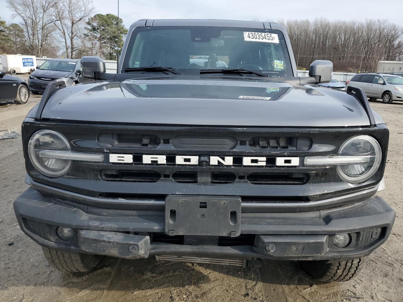 2022 FORD BRONCO BASE VIN:1FMEE5BPXNLB20484