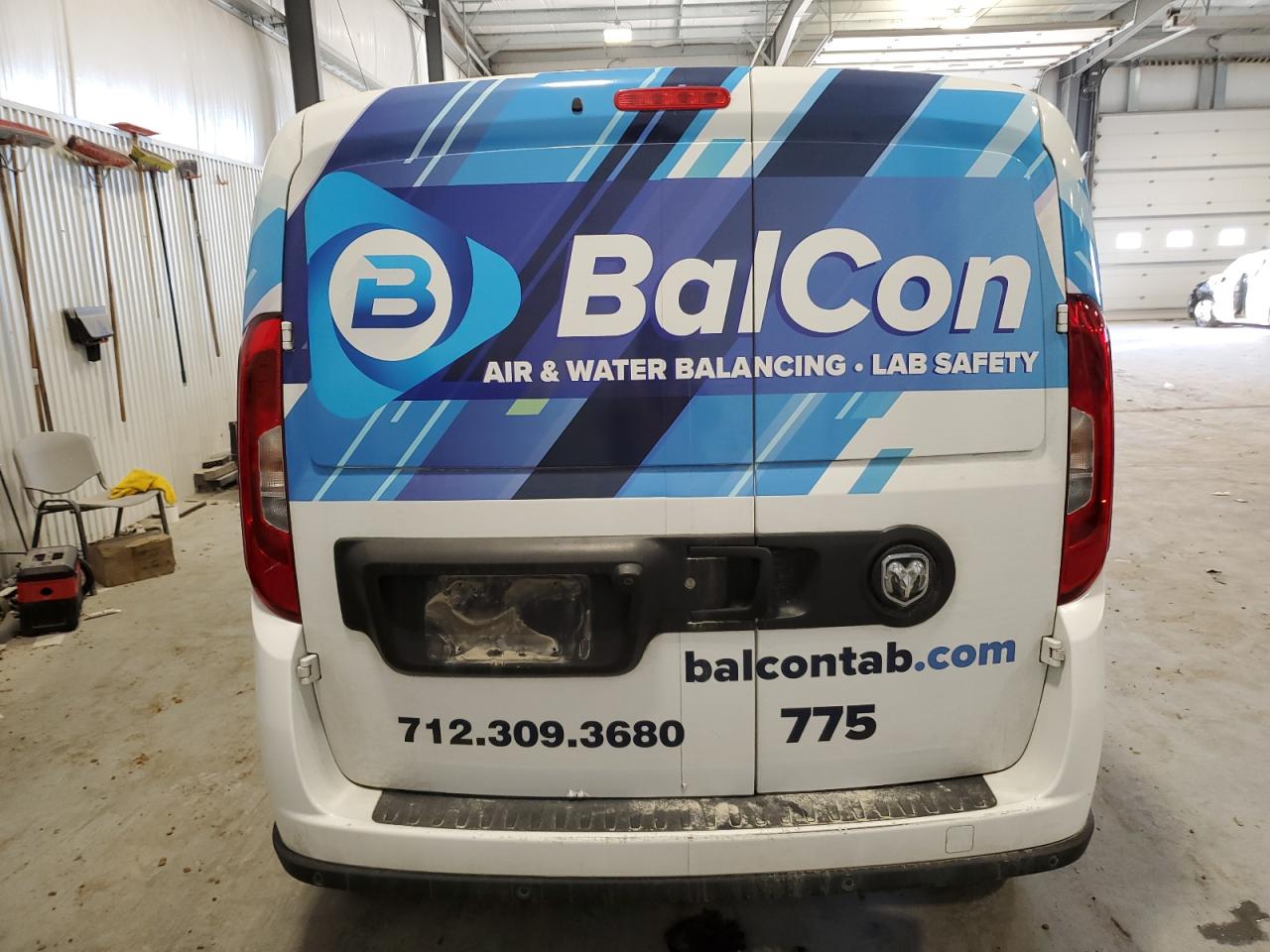 2022 RAM PROMASTER CITY TRADESMAN VIN:ZFBHRFAB9N6X04880