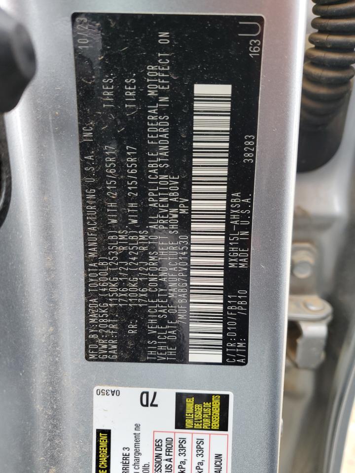 2023 TOYOTA COROLLA CROSS LE VIN:7MUFBABG7PV014530