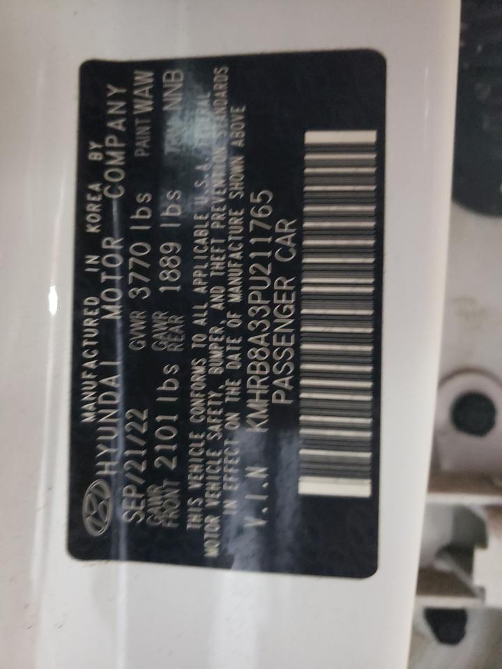 2023 HYUNDAI VENUE SE VIN:JTDEPMAE1NJ223345