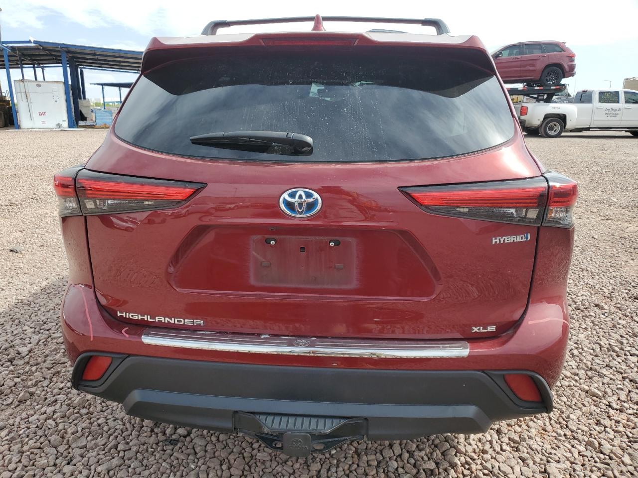 2022 TOYOTA HIGHLANDER HYBRID XLE VIN:5TDHARAH1NS514565