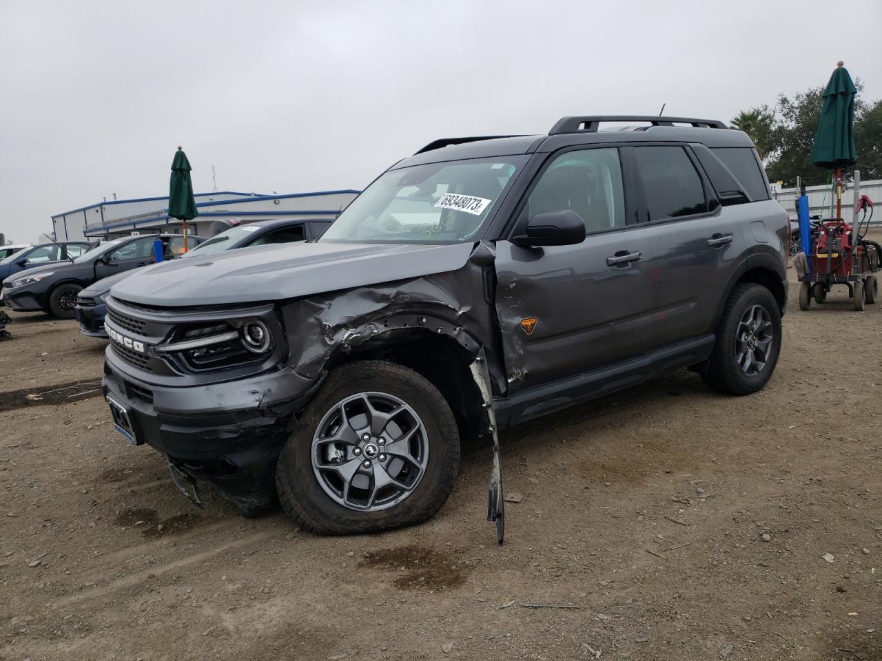 2023 FORD BRONCO SPORT BADLANDS VIN:3FMCR9D95PRD07329