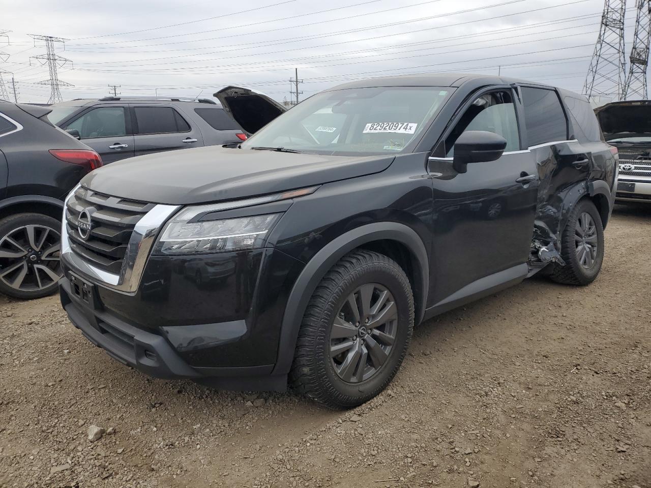 2022 NISSAN PATHFINDER S VIN:5N1DR3AC3NC224298