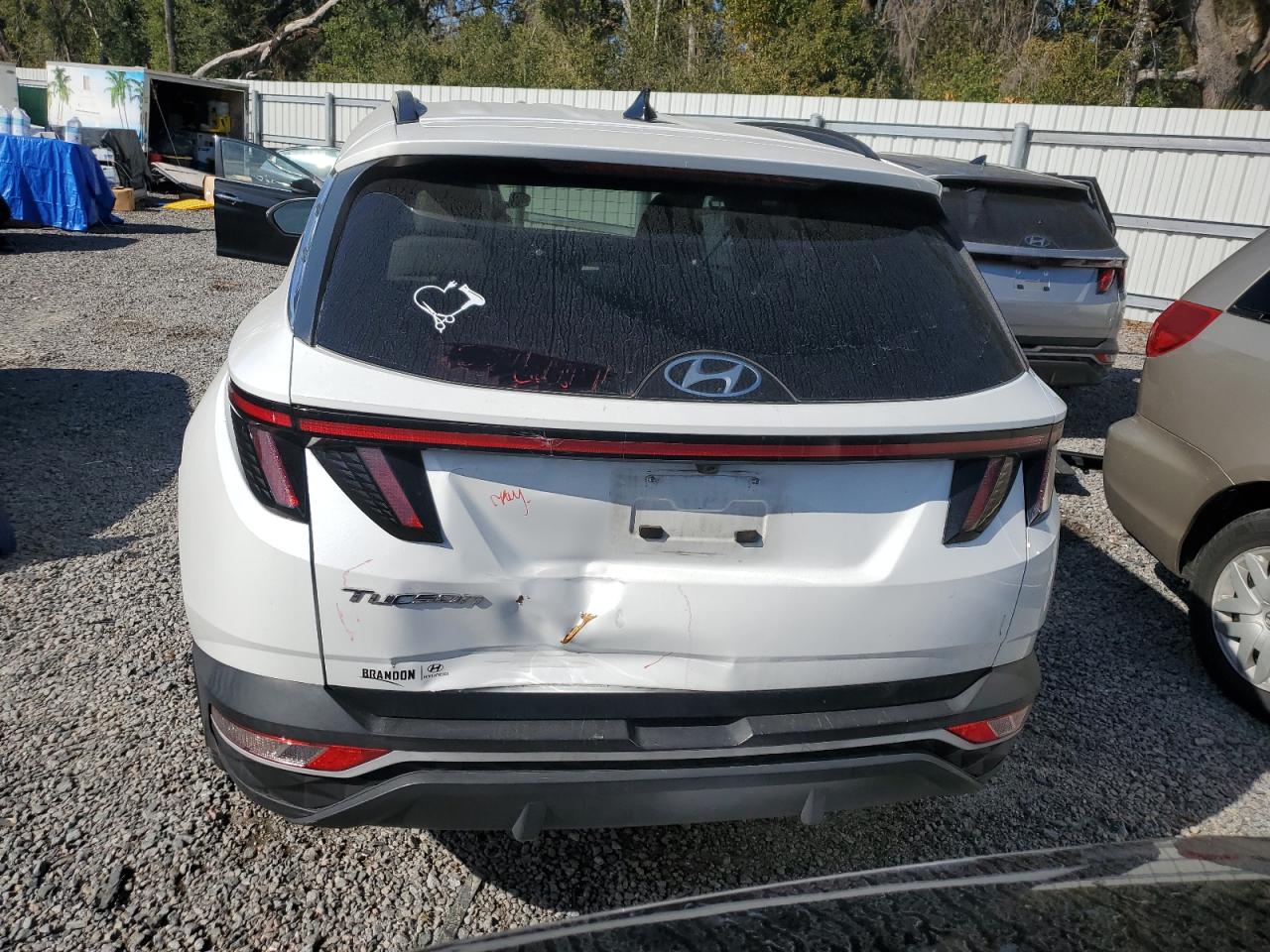 2022 HYUNDAI TUCSON SEL VIN:5NMJC3AE6NH127527