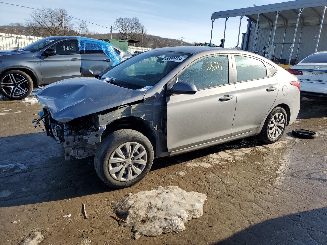 2022 HYUNDAI ACCENT SE VIN:3KPC24A62NE177696