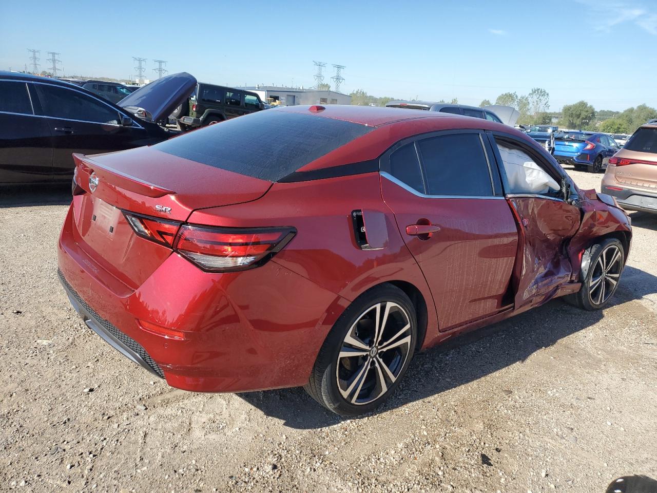 2022 NISSAN SENTRA SR VIN:3N1AB8DV4NY292819