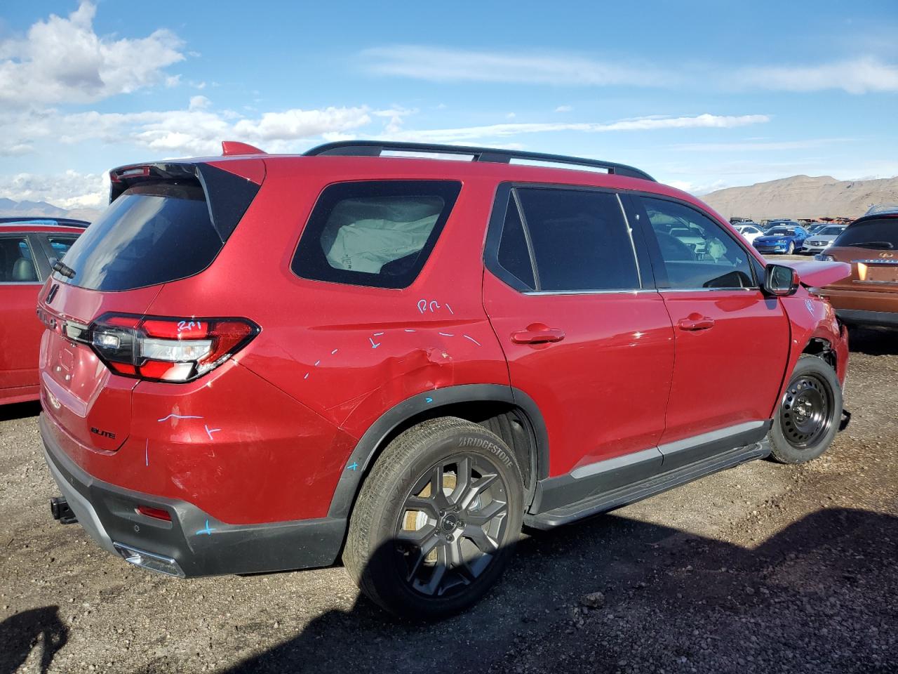 2023 HONDA PILOT ELITE VIN:5FNYG1H87PB040070