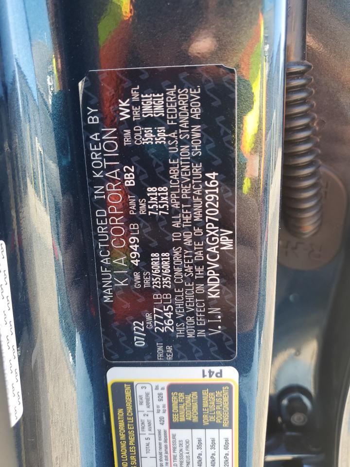 2023 KIA SPORTAGE EX VIN:KNDPVCAGXP7029164