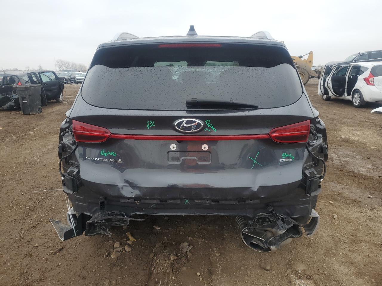 2022 HYUNDAI SANTA FE SEL VIN:5NMS6DAJ9NH412401