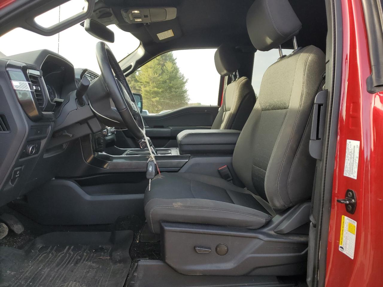2022 FORD F150 SUPER CAB VIN:1FTFX1E83NKD47814