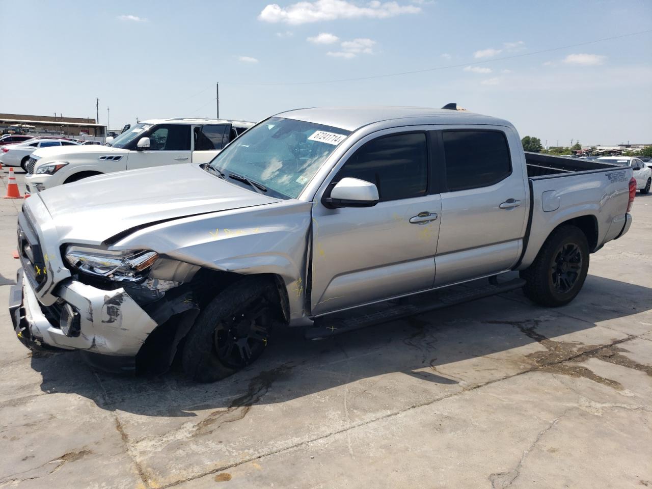 2022 TOYOTA TACOMA DOUBLE CAB VIN:3TYAX5GN7NT063636