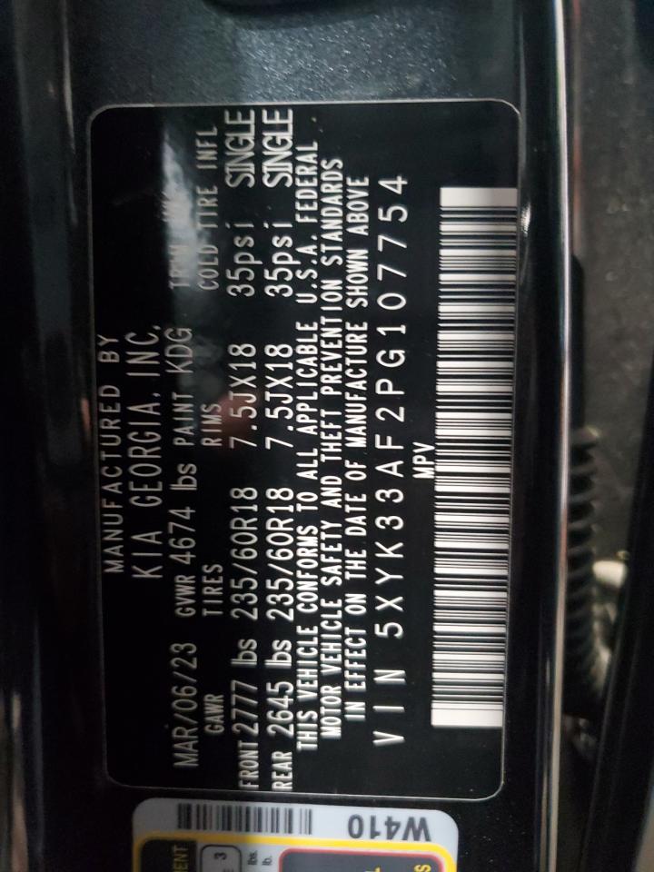 2023 KIA SPORTAGE EX VIN:5XYK33AF2PG107754
