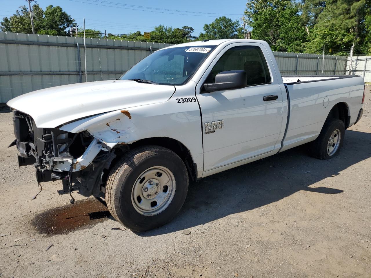 2022 RAM 1500 CLASSIC TRADESMAN VIN:3C6JR6DG1NG429761