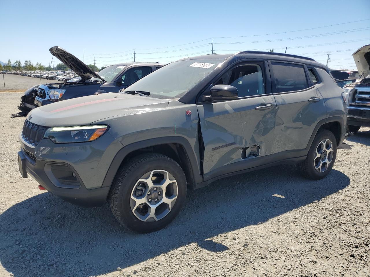 2022 JEEP COMPASS TRAILHAWK VIN:3C4NJDDBXNT228362