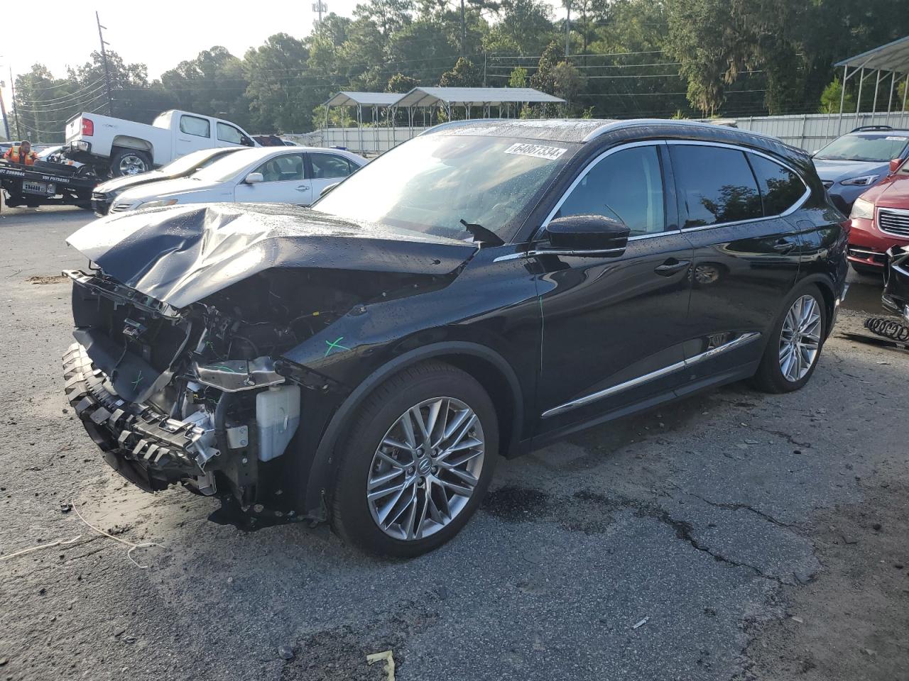 2022 ACURA MDX ADVANCE VIN:5J8YE1H87NL035405