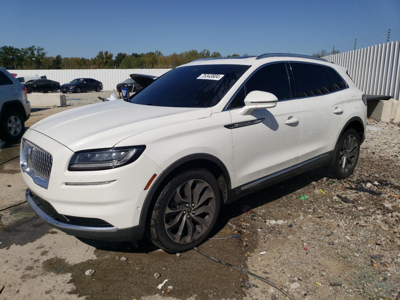 2023 LINCOLN NAUTILUS RESERVE VIN:2LMPJ8K92PBL12013