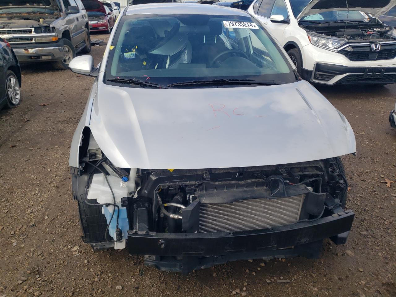 2022 KIA RIO LX VIN:3KPA24AD4NE479075