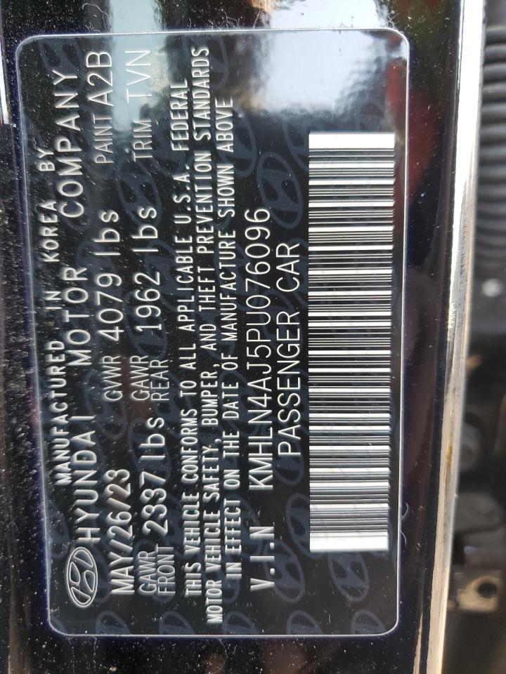 2023 HYUNDAI ELANTRA LIMITED VIN:KMHLN4AJ5PU076096