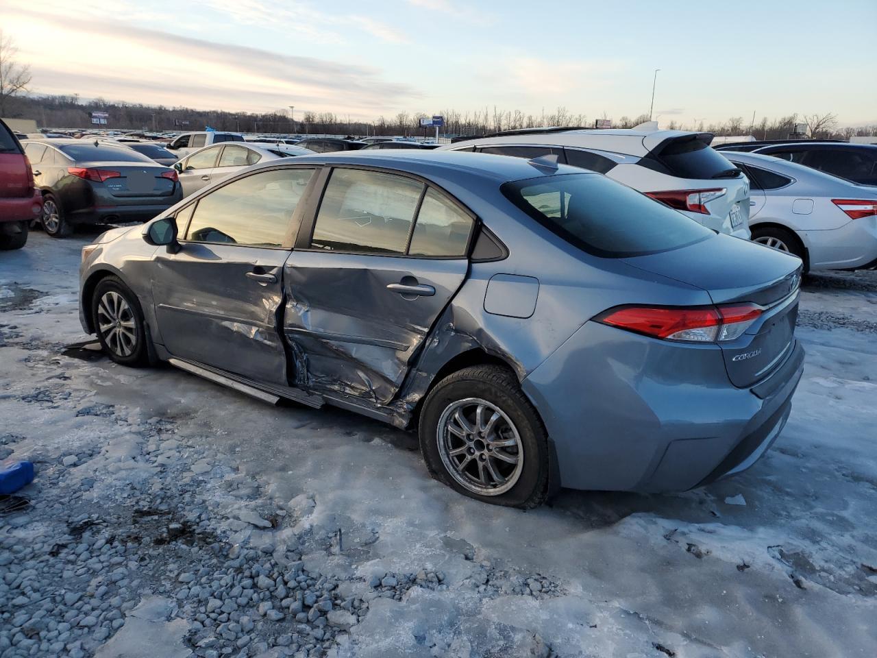 2022 TOYOTA COROLLA LE VIN:JTDEAMDEXN3012307