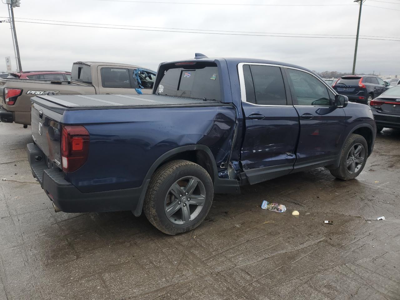 2022 HONDA RIDGELINE RTL VIN:5FPYK3F55NB035859
