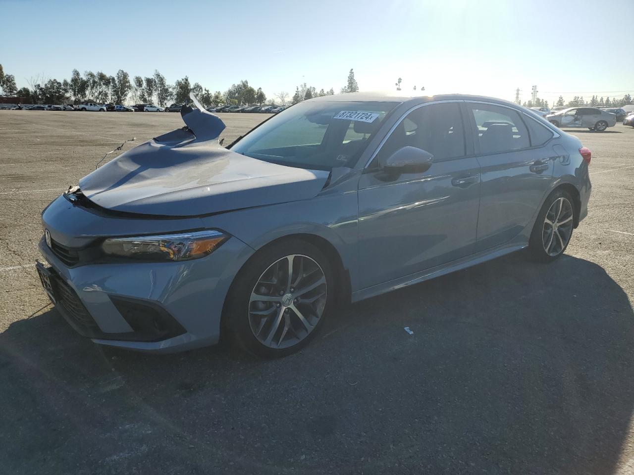 2022 HONDA CIVIC TOURING VIN:2HGFE1F91NH320472