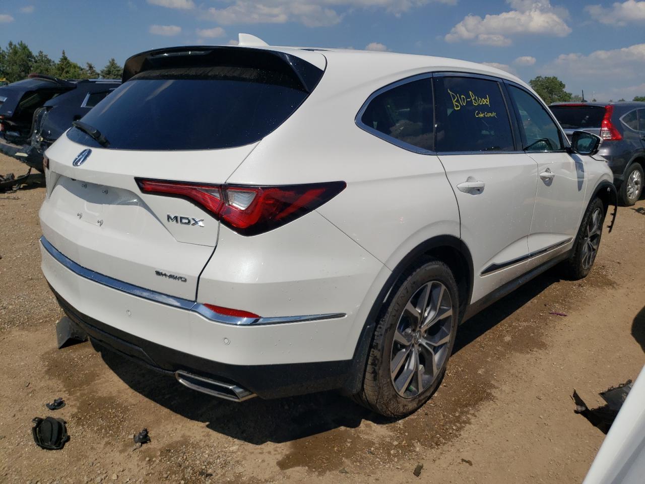 2024 ACURA MDX TECHNOLOGY VIN:5J8YE1H41RL033037