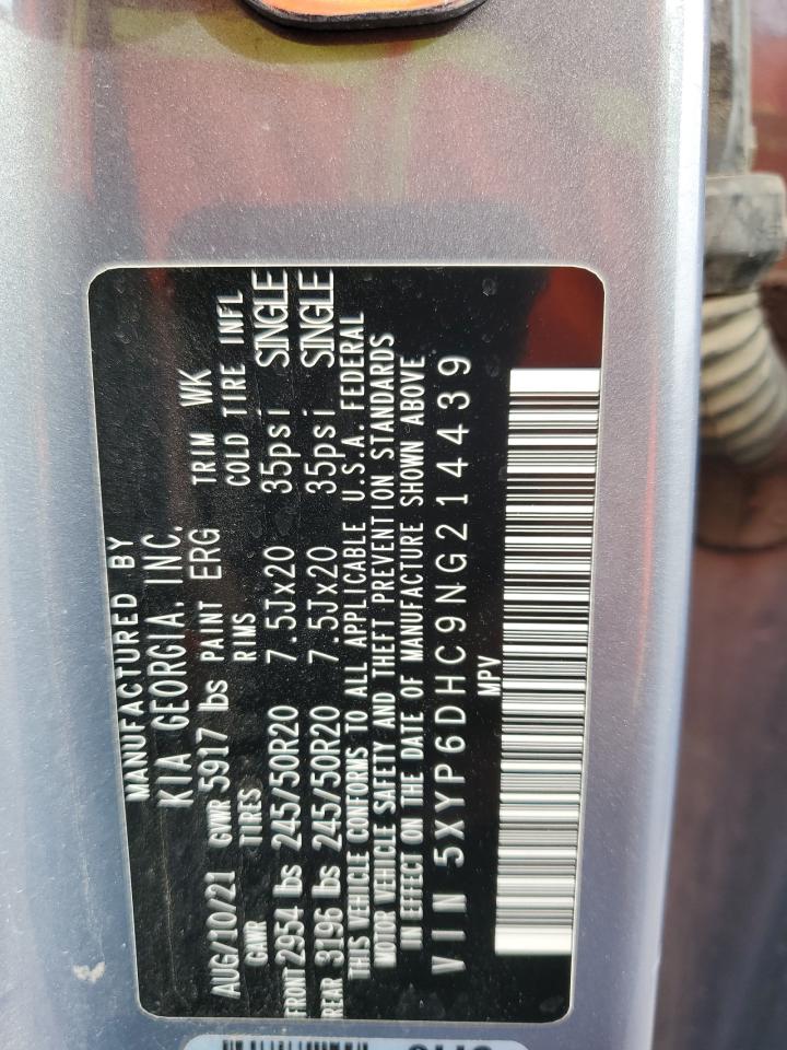 2022 KIA TELLURIDE S VIN:5XYP6DHC9NG214439
