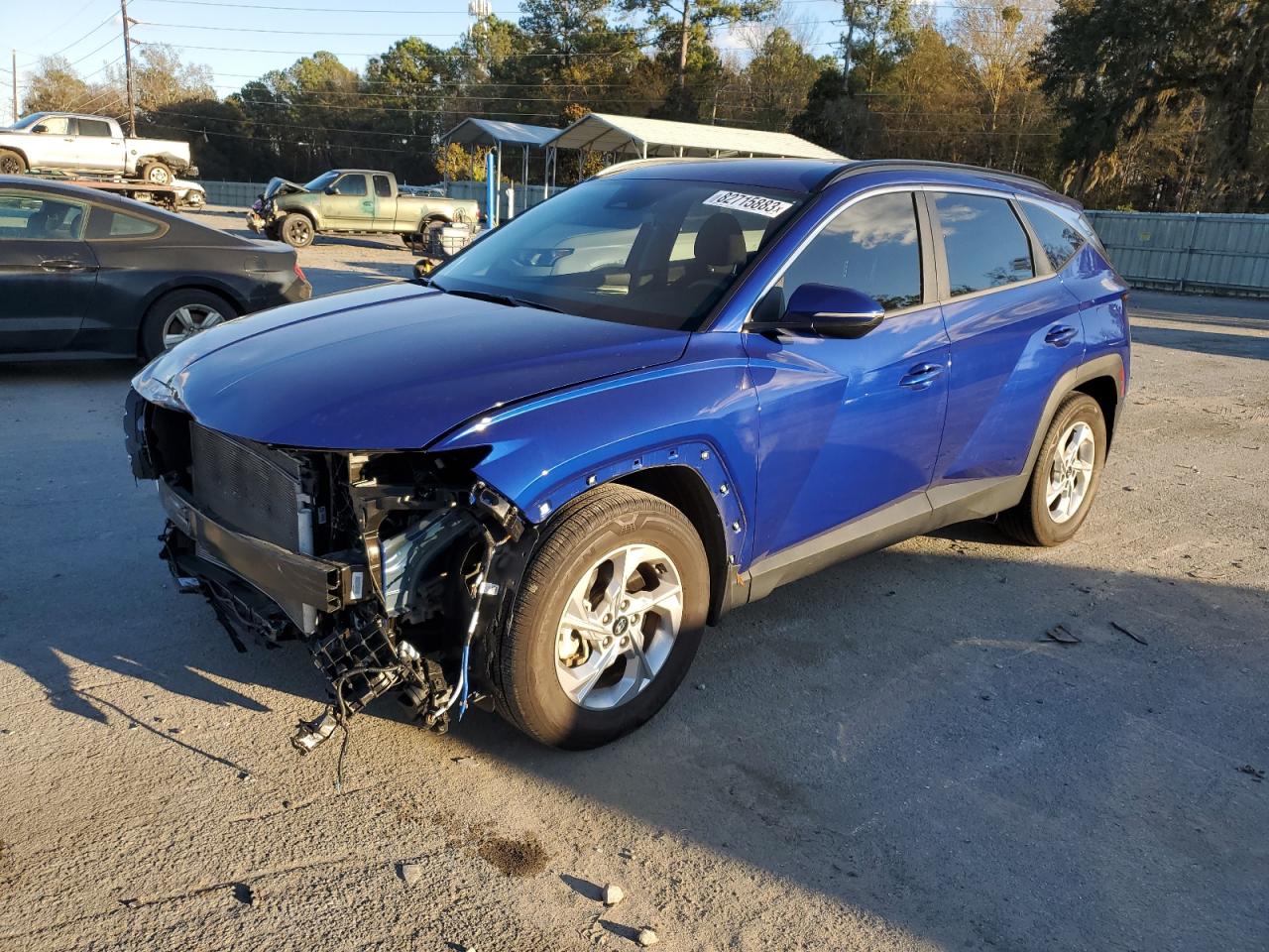2022 HYUNDAI TUCSON SEL VIN:5NMJB3AE0NH087044