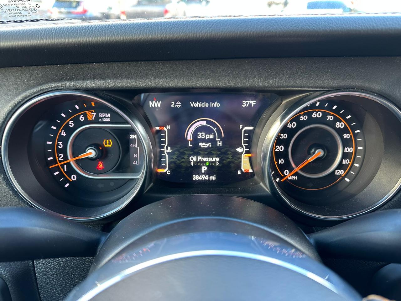2023 JEEP GLADIATOR OVERLAND VIN:1C6HJTFG4PL514696