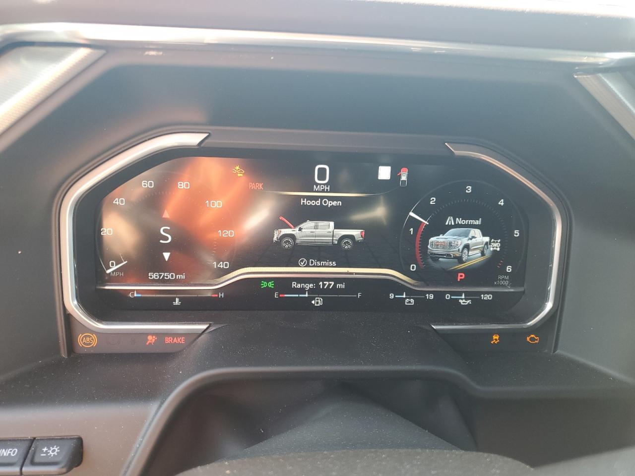 2022 GMC SIERRA K1500 DENALI VIN:3GTUUGEL7NG634698