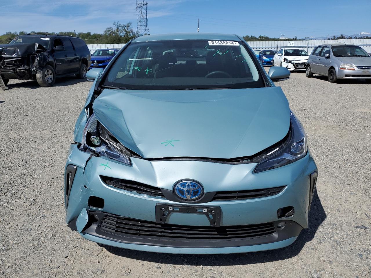 2022 TOYOTA PRIUS NIGHT SHADE VIN:JTDKAMFU4N3189331