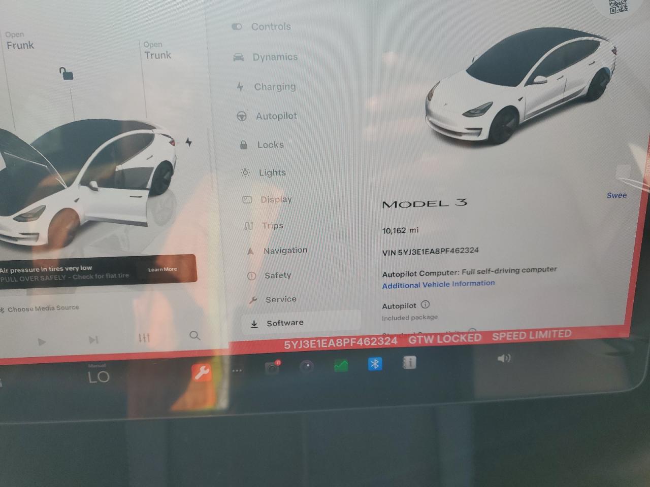 2023 TESLA MODEL 3  VIN:5YJ3E1EA8PF462324