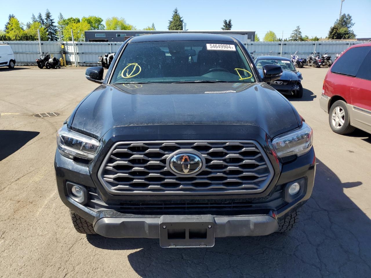 2022 TOYOTA TACOMA DOUBLE CAB VIN:3TYCZ5AN1NT076054