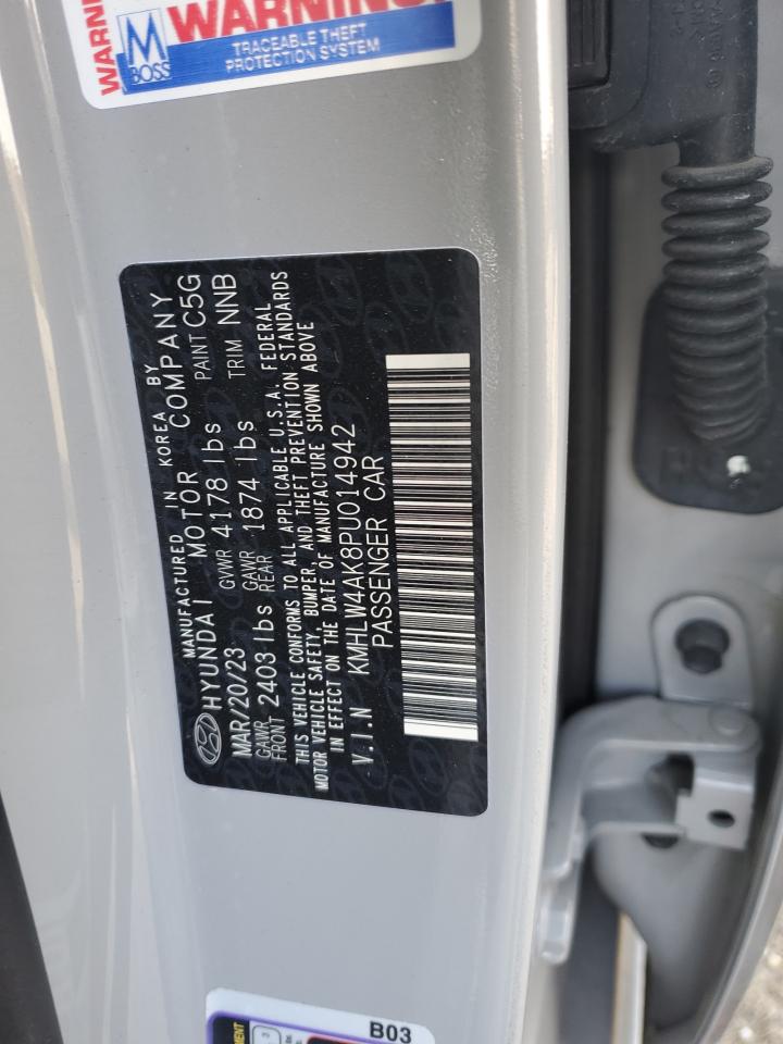 2023 HYUNDAI ELANTRA N  VIN:KMHLW4AK8PU014942