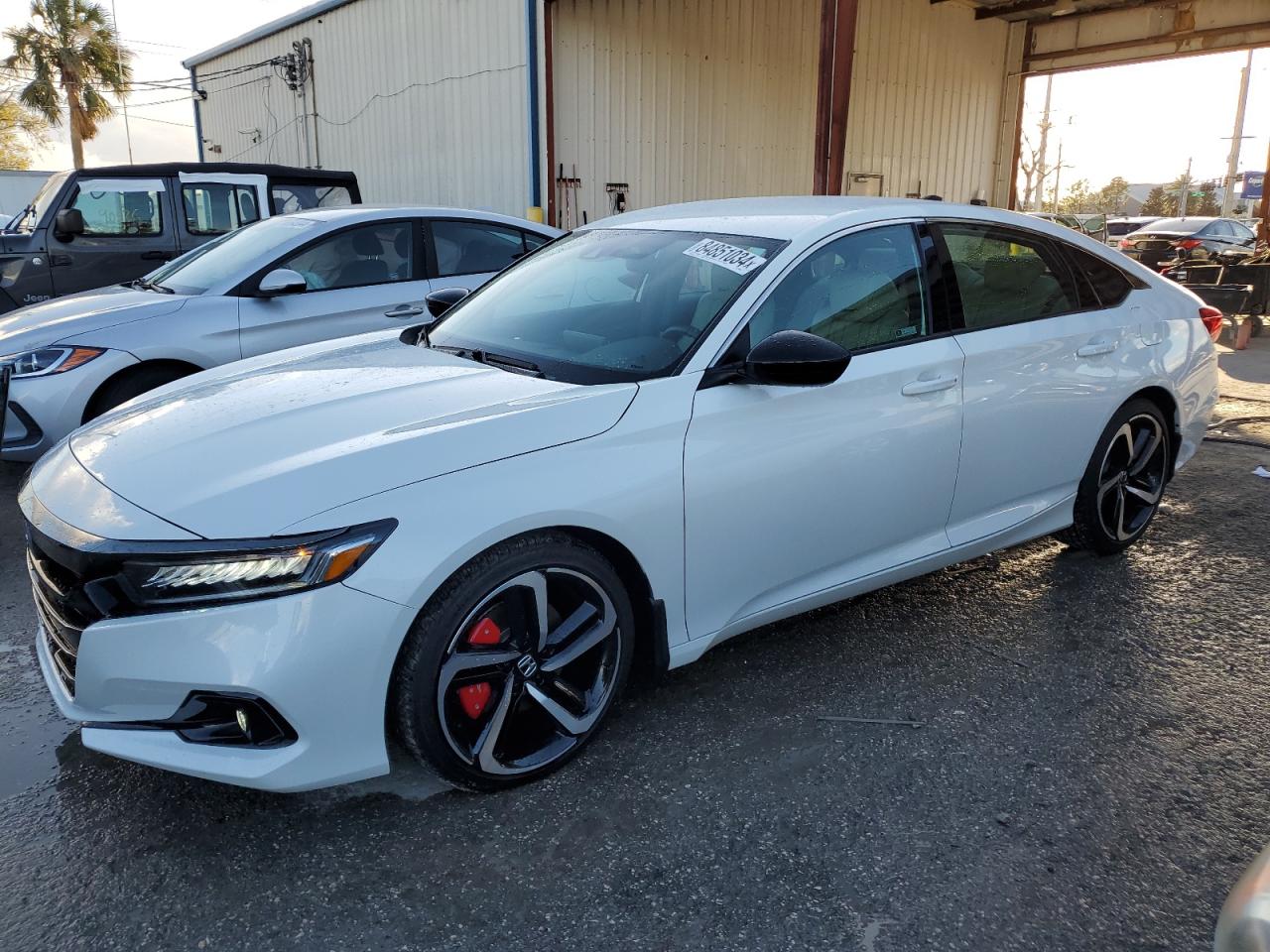 2022 HONDA ACCORD SPORT VIN:1HGCV1F37NA096606