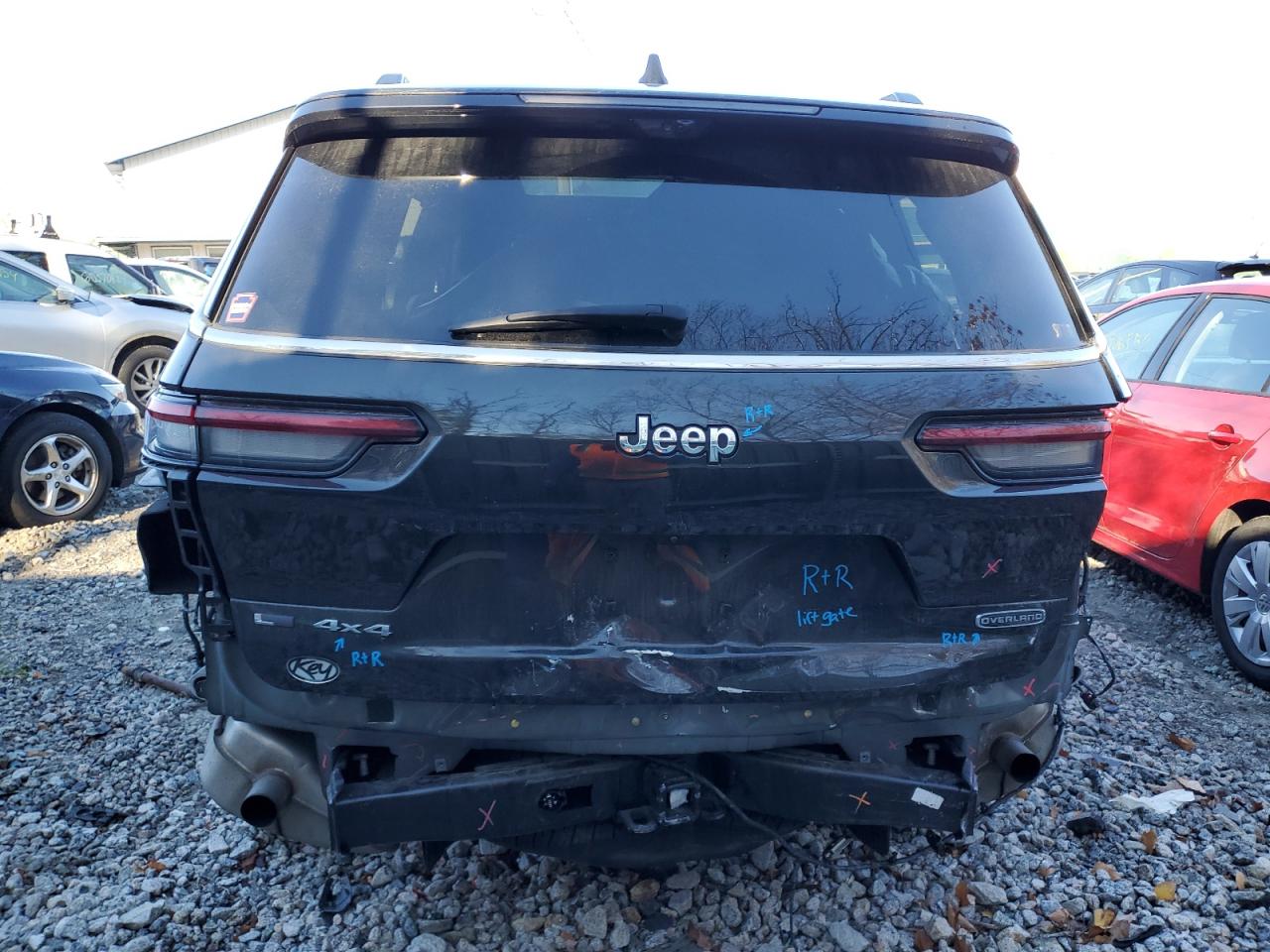 2022 JEEP GRAND CHEROKEE L OVERLAND VIN:1C4RJKDG6N8523975