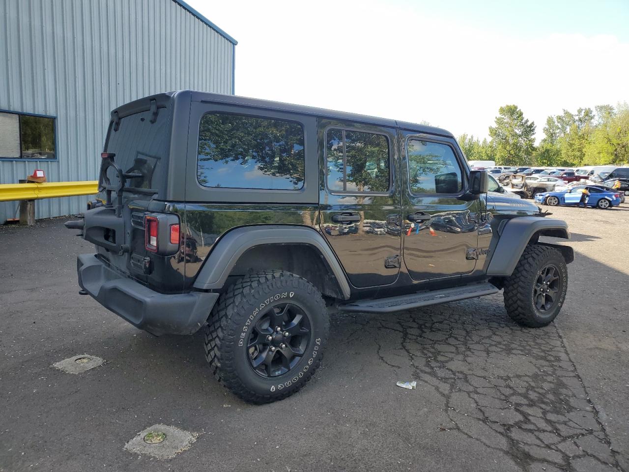 2022 JEEP WRANGLER UNLIMITED SPORT VIN:1C4HJXDG6NW140123