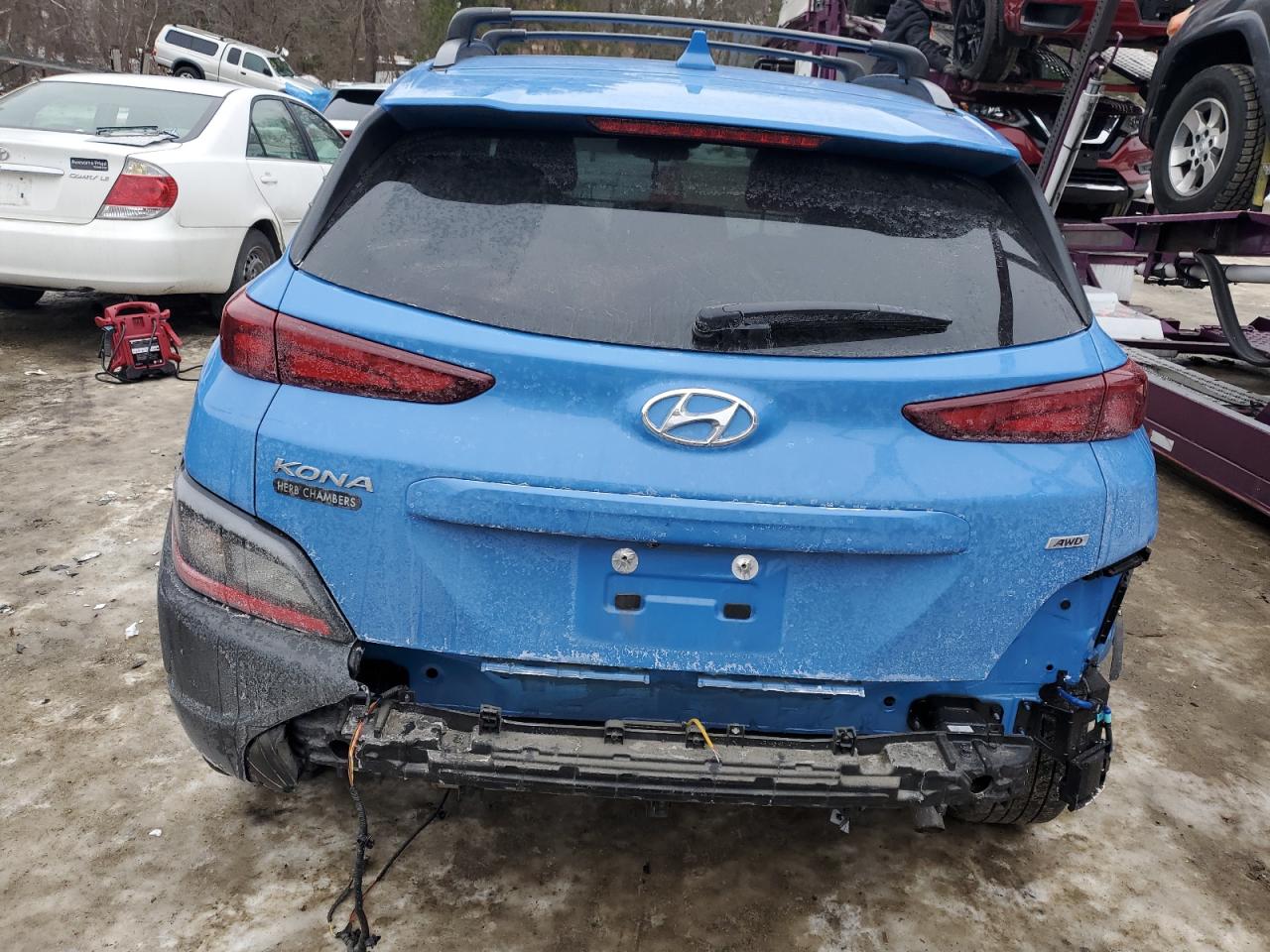 2022 HYUNDAI KONA SEL VIN:KM8K6CAB9NU864341
