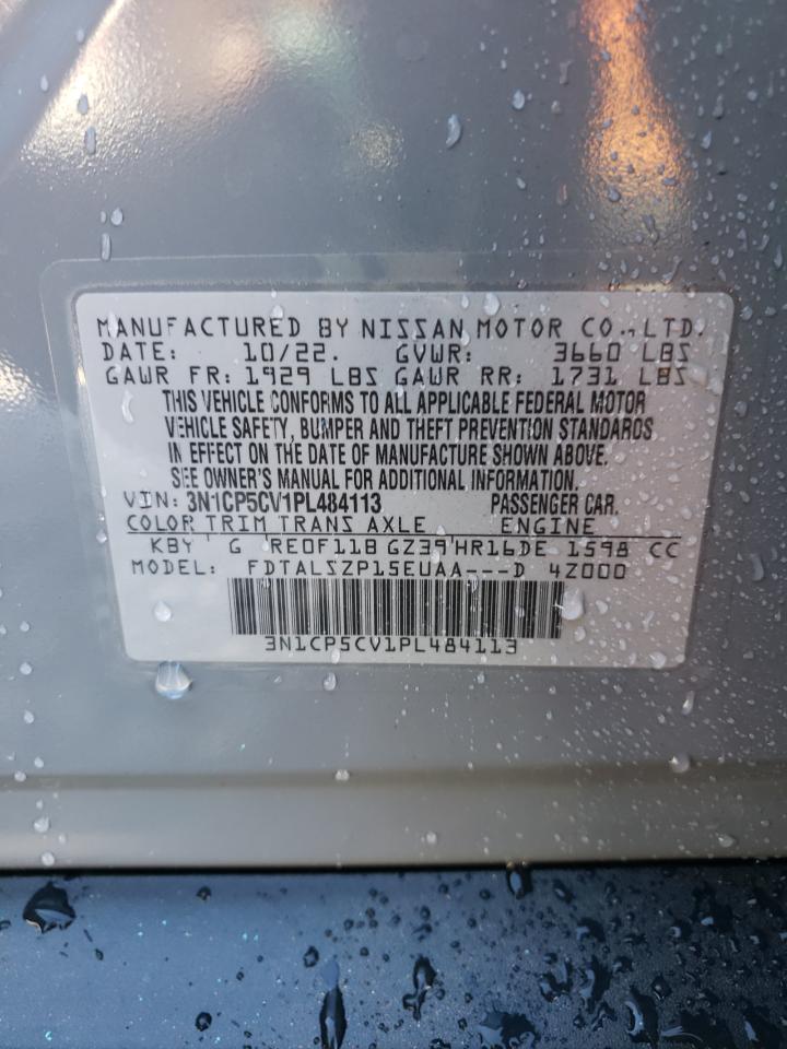 2023 NISSAN KICKS SV VIN:3N1CP5CV1PL484113