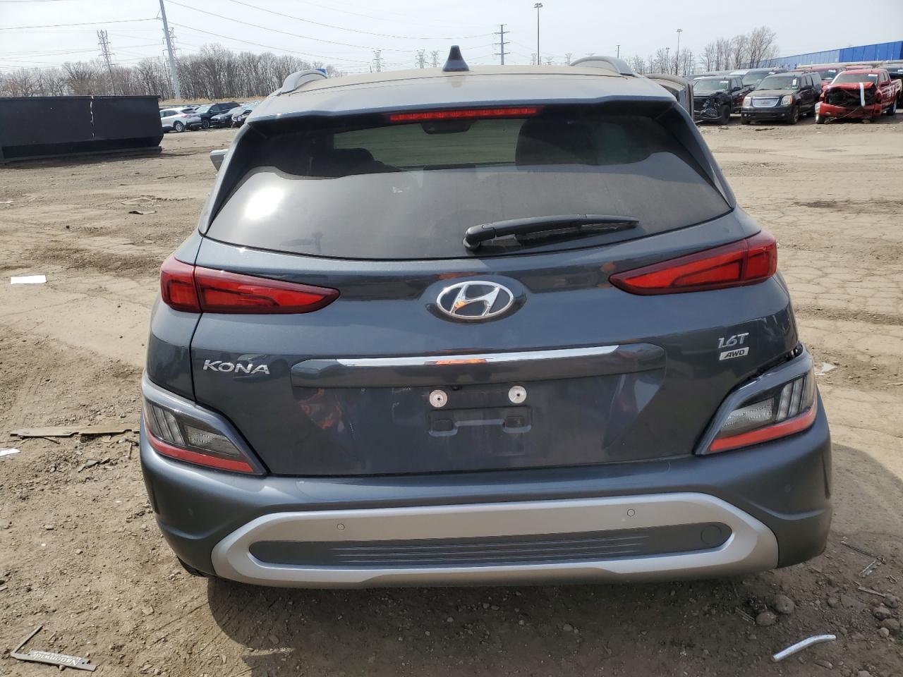 2022 HYUNDAI KONA LIMITED VIN:KM8K5CA39NU827124