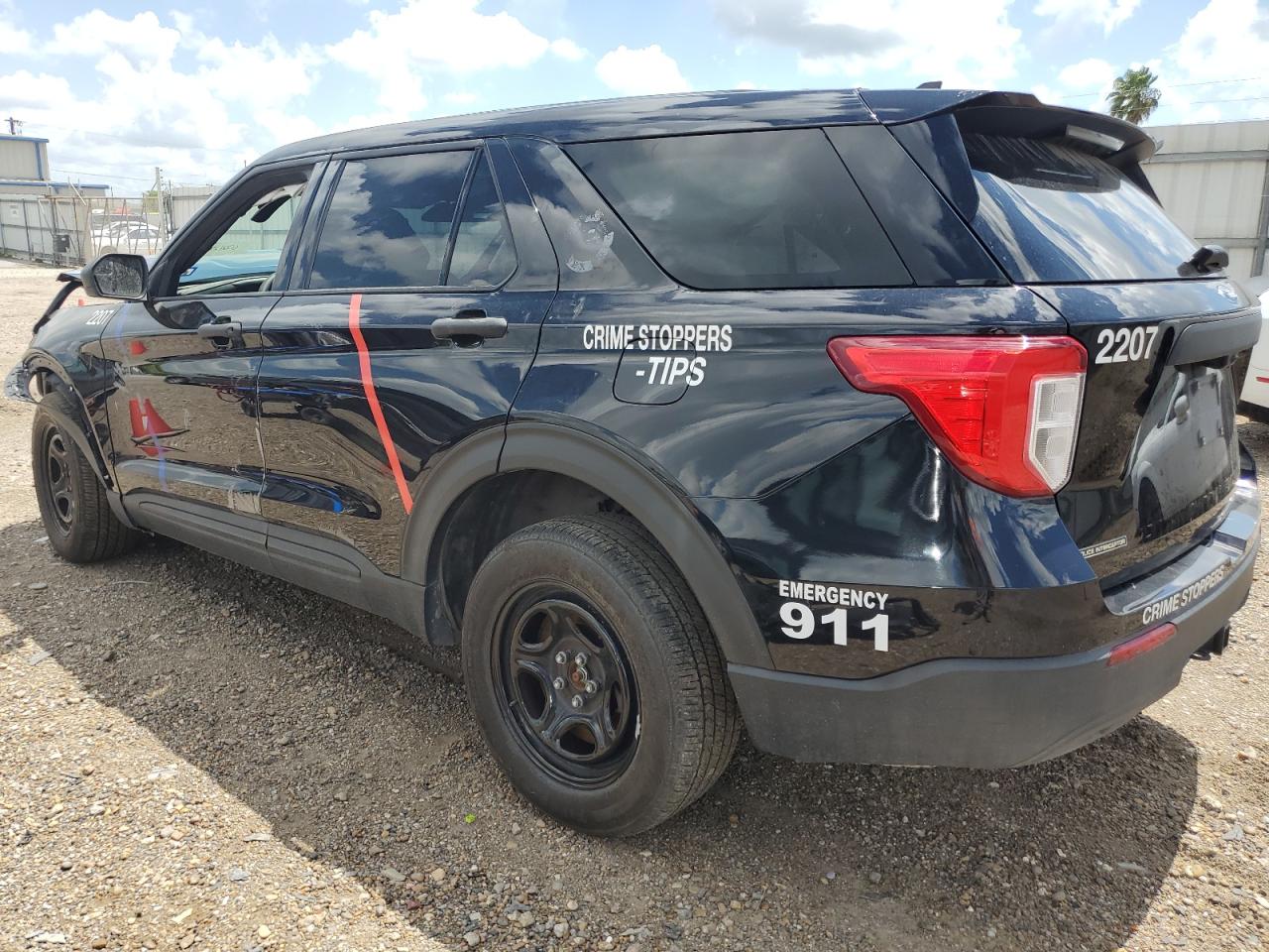 2022 FORD EXPLORER POLICE INTERCEPTOR VIN:1FM5K8ABXNGC23123