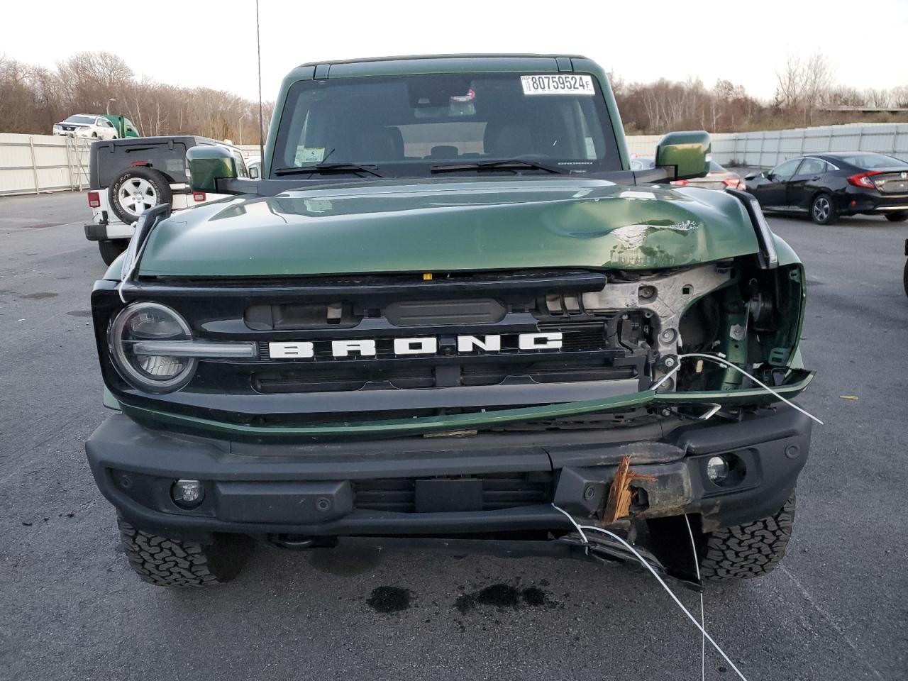 2022 FORD BRONCO BASE VIN:1FMEE5DP2NLB03109