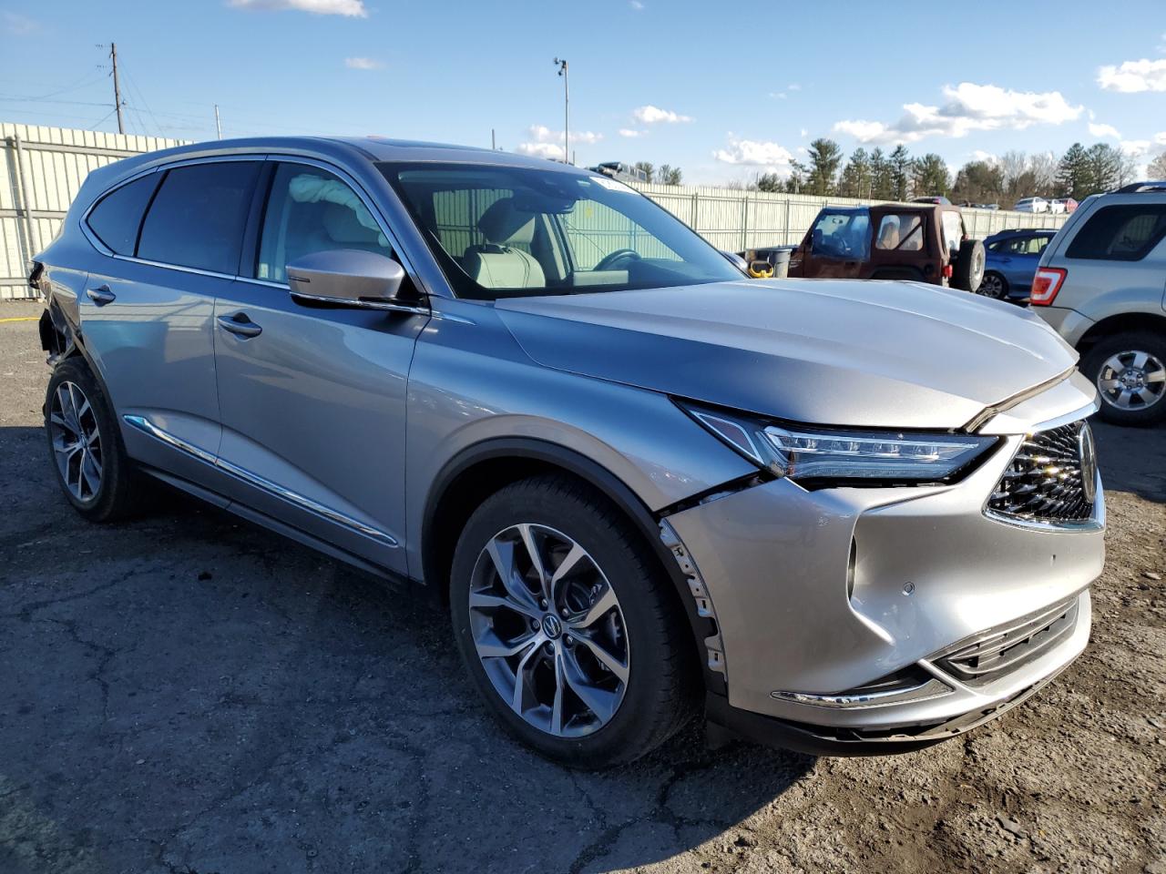 2022 ACURA MDX TECHNOLOGY VIN:5J8YE1H40NL020077