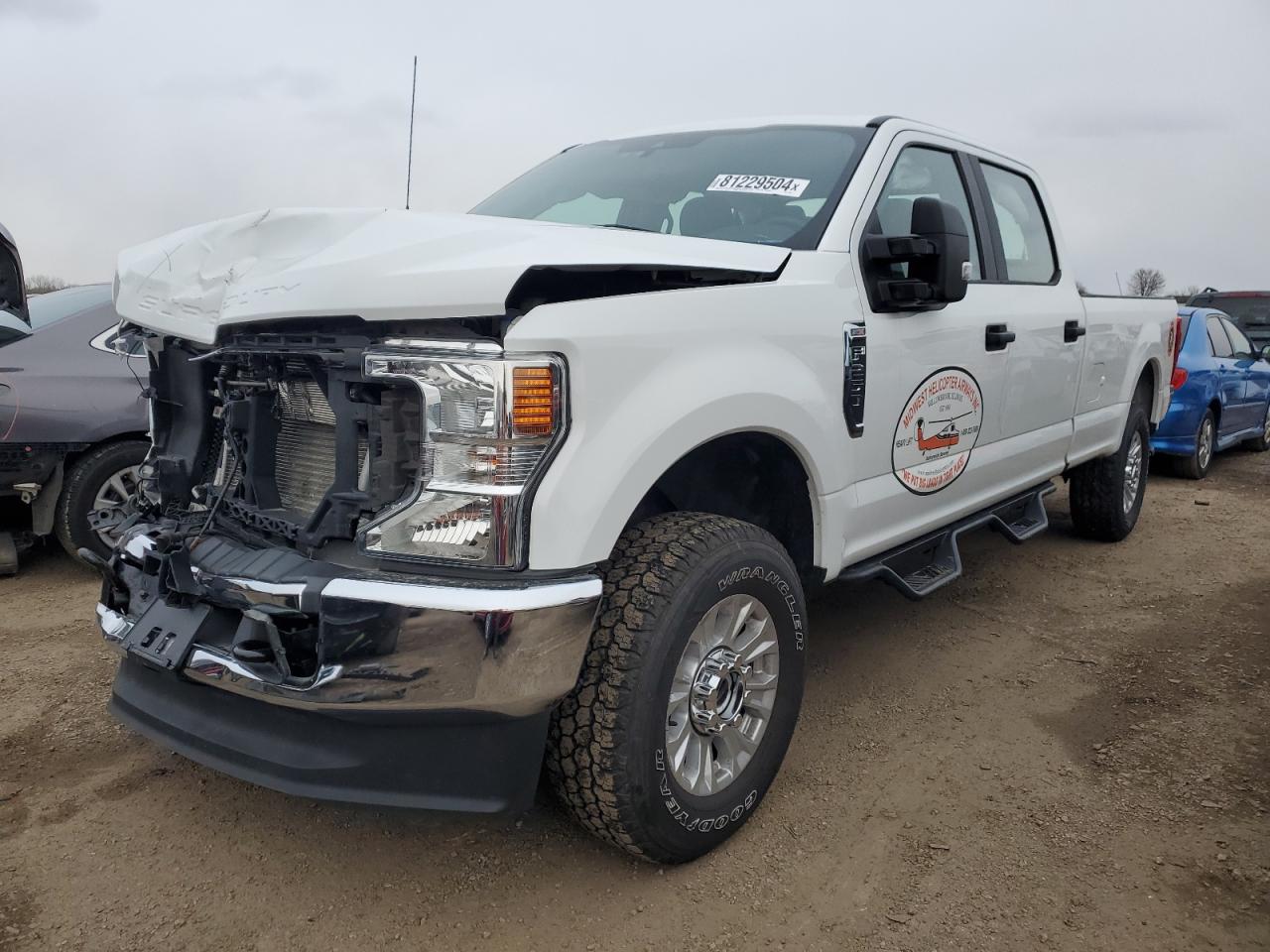 2022 FORD F250 SUPER DUTY VIN:1FT7W2B64NEG23075