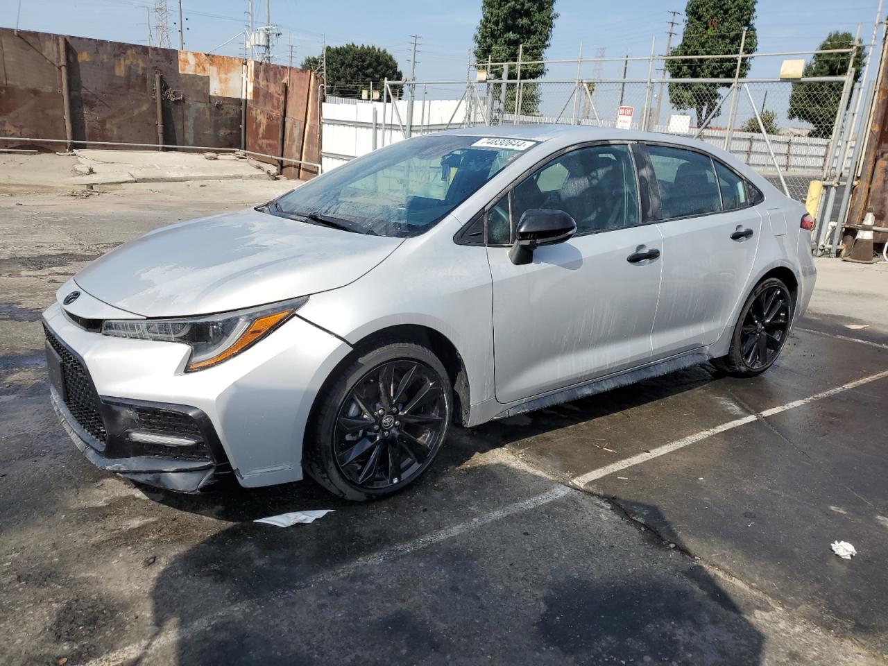 2022 TOYOTA COROLLA SE VIN:5YFS4MCE4NP123230