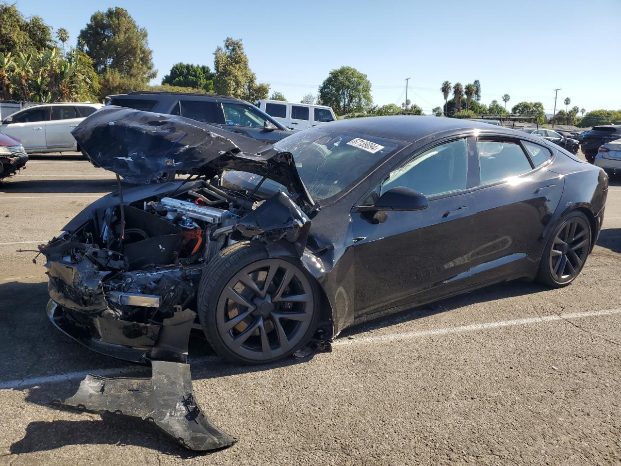 2023 TESLA MODEL S  VIN:5YJSA1E58PF505781