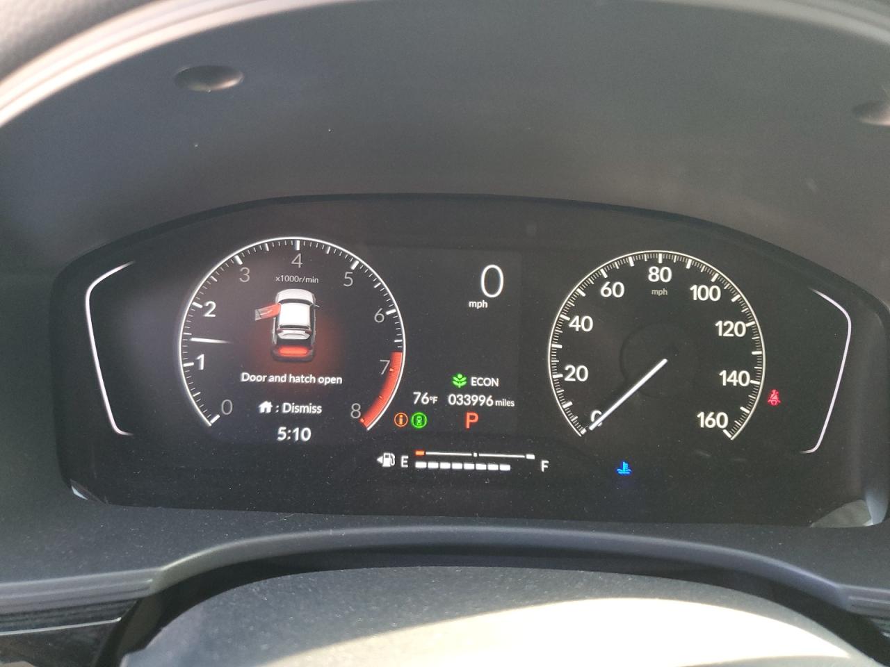 2023 HONDA CIVIC SPORT VIN:19XFL2H89PE015850